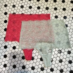 Victorias Secret High Waist Lace Thong